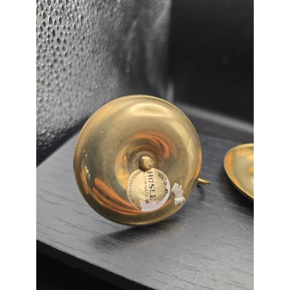 5 Miniature Brass Candle Holder 1-1/2